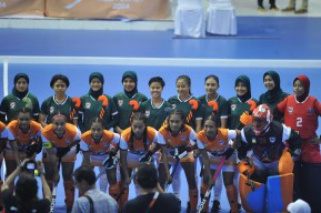 Tim Hockey Indoor Putri Jatim Menang Besar, Peluang Emas Bergantung pada Laga Jabar vs Jateng