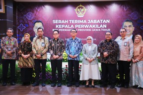 Pj. Gubernur Jatim Hadiri Pelantikan dan Sertijab Kepala Perwakilan BPK Jatim