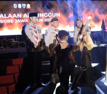 Gubernur Jawa Timur Khofifah Indar Parawansa Buka Jambore Pramuka Jatim 2023
