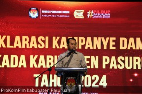 Pj. Bupati Pasuruan Ajak Warga Jaga Kondusifitas Jelang Pilkada 2024