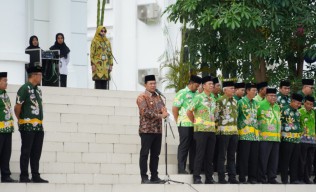 Semangat Baru di Awal Tahun: Pj. Bupati Pasuruan Pimpin Apel Perdana 2025