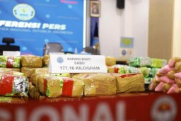 BNN Amankan 211,69 Kg Sabu-sabu yang Disembunyikan di Tambak