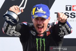 Maverick Vinales Menjadi yang Tercepat di FP Perdana GP Aragon