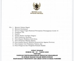 Sambut New Normal, Rumah Ibadah Boleh Buka, Ini Syaratnya