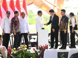Presiden Jokowi Lakukan Peletakan Batu Pertama Pembangunan Delonix Nusantara di Ibu Kota Nusantara