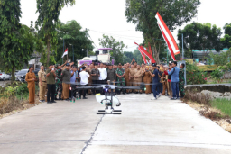 Pemkab Bojonegoro Dorong Pertanian Ramah Lingkungan Lewat Teknologi Drone Sprayer