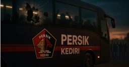 Teror Batu di Malam Kemenangan: Bus Persik Dihujani Serangan Usai Bungkam Arema di Kanjuruhan