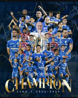 Persib Bandung Kunci Gelar Juara Liga 1 2024/2025