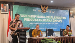 Penguatan Ekonomi Pesantren, Dinas Koperasi Jatim Gelar Workshop Manajerial untuk Pelaku OPOP