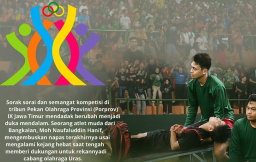 Tragedi di Tribun Porprov Jatim: Naufal Pergi Saat Mendukung Teman Bertanding