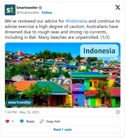 Lonjakan Kematian Warga Australia di Bali, Pemerintah Setempat Keluarkan Imbauan Perjalanan