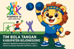 Bojonegoro Pertahankan Emas Bola Tangan Porprov, Tundukkan Tuan Rumah Malang