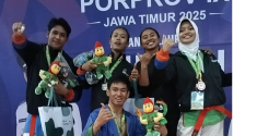Rizky Genta Persembahkan Emas Perdana untuk Surabaya di Cabor Debutan Kurash