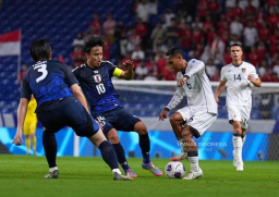 Tak Mampu Berkutik, Garuda Digulung Samurai Biru 6-0
