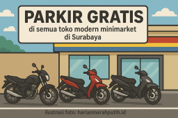 Komitmen Toko Modern di Surabaya: Parkir Gratis, Keamanan Tetap Terjaga