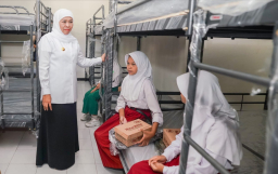 Sekolah Rakyat Mojokerto Siap Beroperasi, Gubernur Khofifah Tinjau Langsung Kesiapan Sarpras