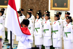 76 Putra-Putri Terbaik Nusantara Dikukuhkan Jadi Paskibraka Tingkat Pusat