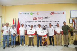 Kolaborasi dengan Pemkot Surabaya, Bank Jatim Sukses Selenggarakan Senam Lansia