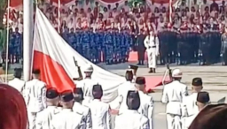 Bendera Terbalik di HUT RI ke-80 Surabaya, Paskibraka Tetap Tuai Apresiasi
