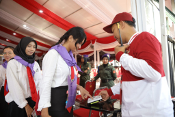 PKKMB Untag Surabaya 2025: Semangat Merah Putih, Peduli Kesehatan dan Lingkungan