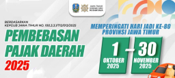 Kado Istimewa HUT ke-80, Khofifah Bebaskan Pajak Daerah untuk Warga Jatim