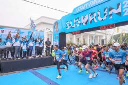 Ribuan Pelari Semarakkan “Susu Run Boyolali 2025”, Gaungkan Kembali Kejayaan Susu Lokal