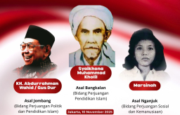 Tiga Tokoh Jawa Timur Dianugerahi Gelar Pahlawan Nasional: Gus Dur, Syaikhona Kholil, dan Marsinah