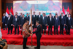 KONI Surabaya Resmi Dilantik, Wali Kota Eri Pasang Target Tinggi untuk Porprov 2027
