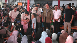 Presiden Prabowo Rayakan Tahun Baru 2026 dengan Doa Bersama Warga Terdampak Bencana