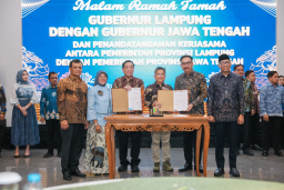 Jateng–Lampung Ikat 11 Kerja Sama, Nilai Transaksi Rp832,3 Miliar per Tahun