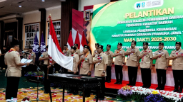 Pramuka Jatim Resmi Dilantik, Siap Jadi Benteng Moral dan Motor Swasembada Pangan