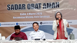 Edukasi Konsumsi Obat dan Makanan Aman, Indah Kurnia Gandeng BBPOM Surabaya