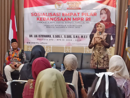 Sosialisasi Empat Pilar Kebangsaan, Lia Istifhama Ajak Masyarakat Perkuat Persatuan Menuju Indonesia Emas 2045