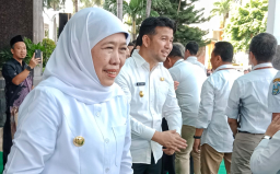 Pemprov Jatim Kaji Skema WFH, Khofifah: Produktivitas dan Layanan Publik Harus Tetap 100 Persen