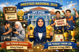 Dua Penghargaan Nasional Diraih UPT PTKK Jatim, Bukti Penguatan Vokasi On Track