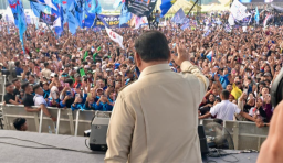 Presiden Prabowo Hadiri May Day di Monas, Tegaskan Komitmen Bela Rakyat