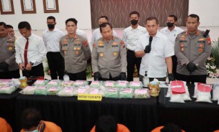 Ditresnarkoba Polda Jatim Gagalkan Peredaran 36 Kg Sabu