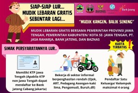 Besok Pendaftaran Mudik Gratis, Pemprov Jateng 2024 Sediakan Lebih dari 12 Ribu Kursi