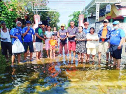 CSA Peduli Banjir di Desa Jono, Cerme, Gresik, Jawa Timur