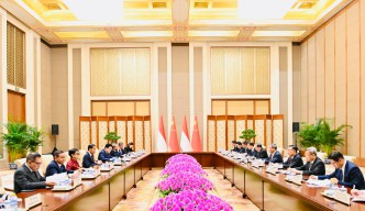 Bertemu PM RRT, Presiden Jokowi Apresiasi Kemitraan Indonesia-RRT