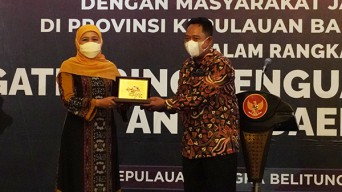 Silaturrahmi dengan Masyarakat Jatim di Babel