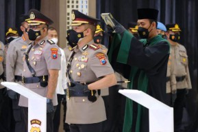 Kapolda Jatim Lantik Jabatan Jajaran Kapolres Polda Jawa Timur