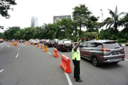 Pintu Masuk Surabaya Terpantau Sepi