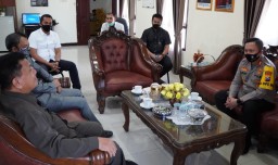 Pererat Silaturahmi, Kapolres Gresik Tandang ke PN dan Kodim Gresik
