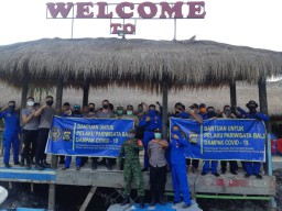 Ditpolairud Polda Bali Kirim Bantuan untuk Warga Pulau Terluar