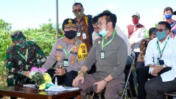 Kapolda Kalsel Dampingi Kunker Menteri Pertanian