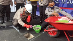 Pembangunan Lapangan Tembak Polda Jatim Resmi Dimulai