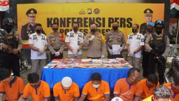 Polres Gresik Panen Tangkapan Narkoba