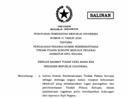 Presiden Jokowi Teken PP 41 Tahun 2020