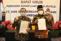 RUPS  PT Dok Wayame, Azis Latar Ditetapkan Jabat Komisaris Utama